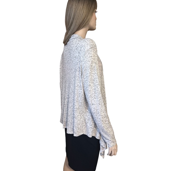 Eddie Bauer Convertible Waterfall Sweater Top Asymmetrical Cardigan Adaptable - Picture 10 of 16